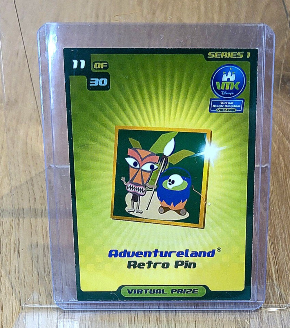 Virtual Magic Kingdom VMK Adventureland Retro Pin